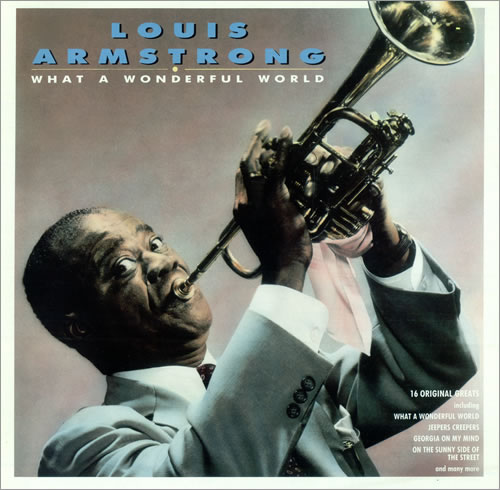 Louis Armstrong What A Wonderful World German vinyl LP album (LP